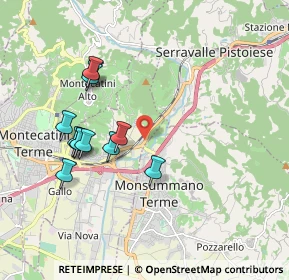 Mappa Via Lucchese, 51015 Monsummano Terme PT, Italia (1.88333)