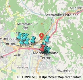 Mappa Via Lucchese, 51015 Monsummano Terme PT, Italia (1.472)