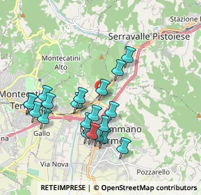 Mappa Via Lucchese, 51015 Monsummano Terme PT, Italia (1.8545)