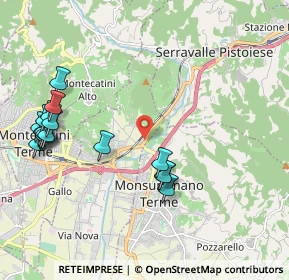 Mappa Via Lucchese, 51015 Monsummano Terme PT, Italia (2.44294)