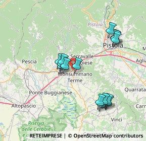 Mappa Via Lucchese, 51015 Monsummano Terme PT, Italia (7.326)