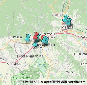Mappa Via Lucchese, 51015 Monsummano Terme PT, Italia (5.52167)