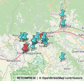 Mappa Via Lucchese, 51015 Monsummano Terme PT, Italia (6.11938)