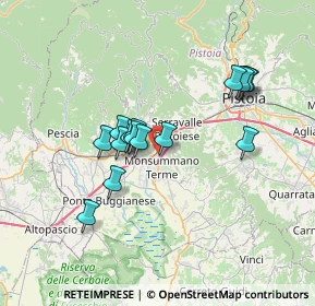 Mappa Via Lucchese, 51015 Monsummano Terme PT, Italia (6.09067)