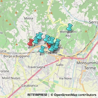 Mappa Via V. Gioberti, 51016 Montecatini Terme PT, Italia (0.92)