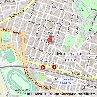 Mappa Corso Roma, 57/A, 51016 Montecatini Terme, Pistoia (Toscana)