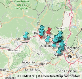 Mappa Via Loreto e Carraiola, 51034 Pistoia PT, Italia (11.353)