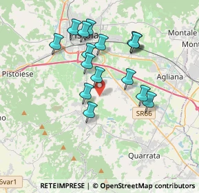 Mappa Via Loreto e Carraiola, 51034 Pistoia PT, Italia (3.37)