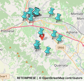 Mappa Via Loreto e Carraiola, 51034 Pistoia PT, Italia (3.84471)