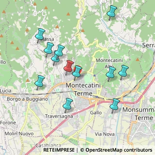 Mappa Via Dante, 51016 Montecatini Terme PT, Italia (2.03417)