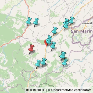 Mappa Via 24 Maggio, 47863 Novafeltria RN, Italia (7.24882)