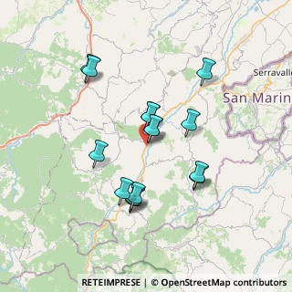 Mappa Via 24 Maggio, 47863 Novafeltria RN, Italia (6.354)