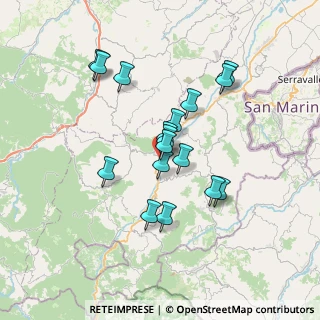 Mappa Via 24 Maggio, 47863 Novafeltria RN, Italia (6.08412)