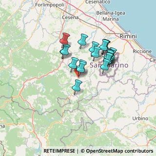 Mappa Via 24 Maggio, 47863 Novafeltria RN, Italia (11.334)