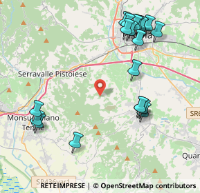 Mappa 51034 Serravalle Pistoiese PT, Italia (4.945)