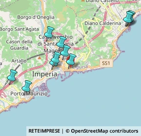 Mappa Via del Collegio, 18100 Imperia IM, Italia (2.21273)