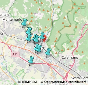 Mappa Via del Palco, 59100 Prato PO, Italia (2.75333)