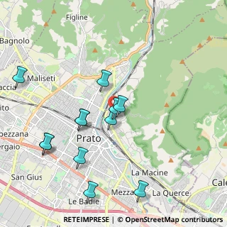 Mappa Via del Palco, 59100 Prato PO, Italia (2.11333)