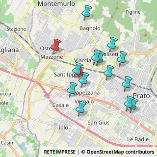 Mappa Via Ionio, 59100 Prato PO, Italia (1.95071)