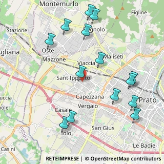 Mappa Via Ionio, 59100 Prato PO, Italia (2.46214)