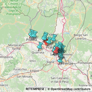 Mappa Via della Gora, 59100 Prato PO, Italia (9.7625)