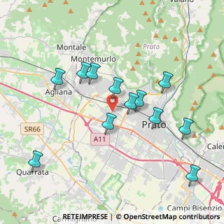 Mappa Via della Gora, 59100 Prato PO, Italia (3.9175)