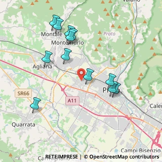 Mappa Via della Gora, 59100 Prato PO, Italia (4.11833)