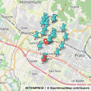 Mappa Via della Gora, 59100 Prato PO, Italia (1.46)