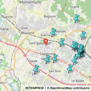 Mappa Via della Gora, 59100 Prato PO, Italia (2.923)