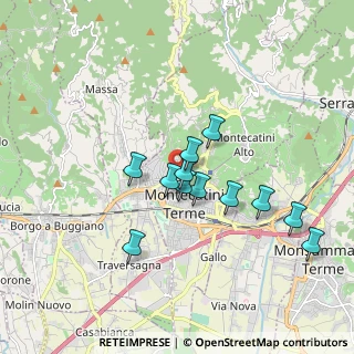 Mappa Via Andrea Bacci, 51016 Montecatini Terme PT, Italia (1.525)
