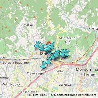 Mappa Via Andrea Bacci, 51016 Montecatini Terme PT, Italia (1.13467)