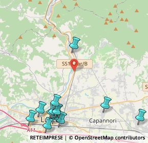 Mappa S.da Statale, 55012 Capannori LU, Italia (6.0175)