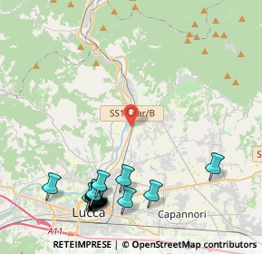 Mappa S.da Statale, 55012 Capannori LU, Italia (5.55737)