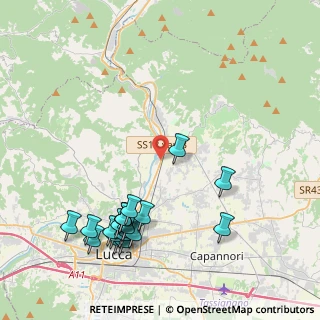 Mappa S.da Statale, 55012 Capannori LU, Italia (5.053)