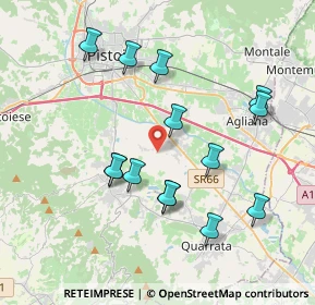 Mappa Via dello Sparito, 51100 Pistoia PT, Italia (3.84643)