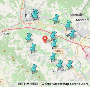 Mappa Via Vergine dei Bracciolini, 51100 Pistoia PT, Italia (4.01231)