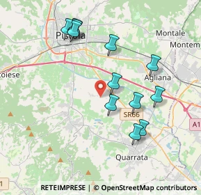 Mappa Via dello Sparito, 51100 Pistoia PT, Italia (3.88333)