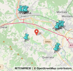 Mappa Via Vergine dei Bracciolini, 51100 Pistoia PT, Italia (5.02818)