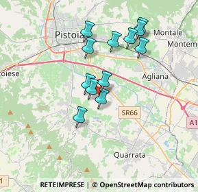 Mappa Via dello Sparito, 51100 Pistoia PT, Italia (3.1025)