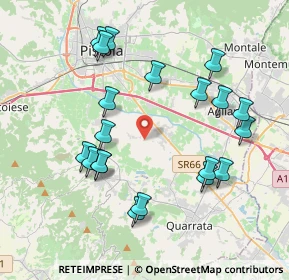 Mappa Via dello Sparito, 51100 Pistoia PT, Italia (4.17)