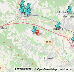 Mappa Via dello Sparito, 51100 Pistoia PT, Italia (5.91077)