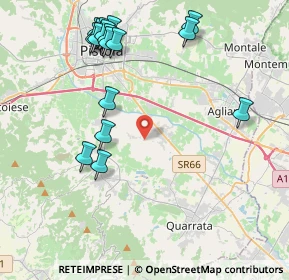 Mappa Via dello Sparito, 51100 Pistoia PT, Italia (4.89412)