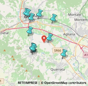 Mappa Via dello Sparito, 51100 Pistoia PT, Italia (3.65083)