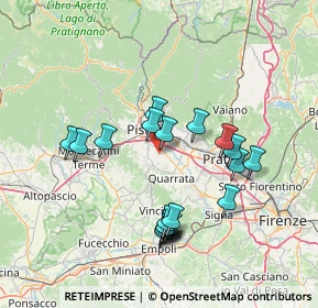 Mappa Via dello Sparito, 51100 Pistoia PT, Italia (14.3505)