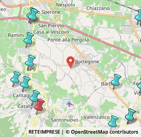 Mappa Via dello Sparito, 51100 Pistoia PT, Italia (3.8195)