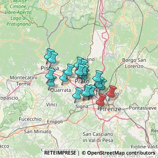 Mappa Via Palestro, 59100 Prato PO, Italia (9.2405)