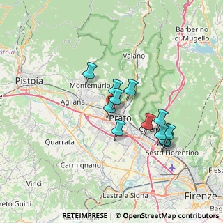 Mappa Via Palestro, 59100 Prato PO, Italia (5.90333)