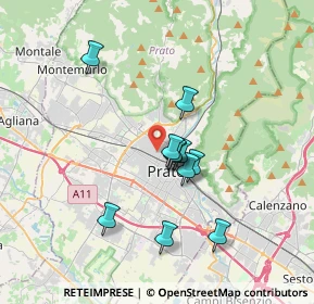 Mappa Via Fiorello Bini, 59100 Prato PO, Italia (2.96455)