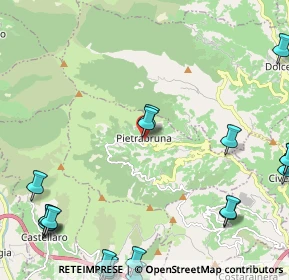 Mappa Via Dolcedo, 18010 Pietrabruna IM, Italia (3.4305)