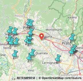 Mappa Via Guado dei Sarti, 51039 Quarrata PT, Italia (9.935)